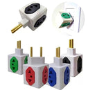 Adaptador de Tomada Cubo 2 Pinos 10A/20A Universal