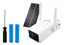 Câmera de Segurança p/ Exterior Recarregável com Luz Solar Wi-Fi FullHD Resistente a Água
