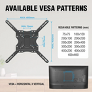 Suporte TV Tri-Articulado 17” a 60” com Braço Longo