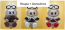 Kit Labubu Monstros G1 + Roupa - Pelúcias Colecionáveis