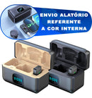 Microfone Lapela Duplo Sem Fio ON-2912 - Anti-Ruído