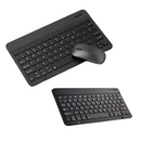 Teclado e Mouse Sem Fio Bluetooth p/ Notebook - Preto