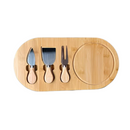 Kit Tábua de Frios + Espátulas e Abridor de Vinho Elétrico