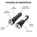 Lanterna LED Martelo Recarregável de Emergência Multiuso - BBL-2023