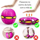 Bola Mágica Vira Disco com LED – Vermelha ou Rosa.