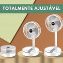 Mini Ventilador Dobrável com Apoio para Celular Bivolt