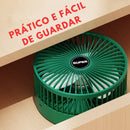 Mini Ventilador Dobrável com Apoio para Celular Bivolt