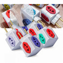 Adaptador de Tomada Cubo 2 Pinos 10A/20A Universal