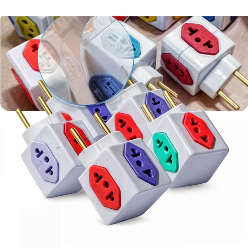 Adaptador de Tomada Cubo 2 Pinos 10A/20A Universal