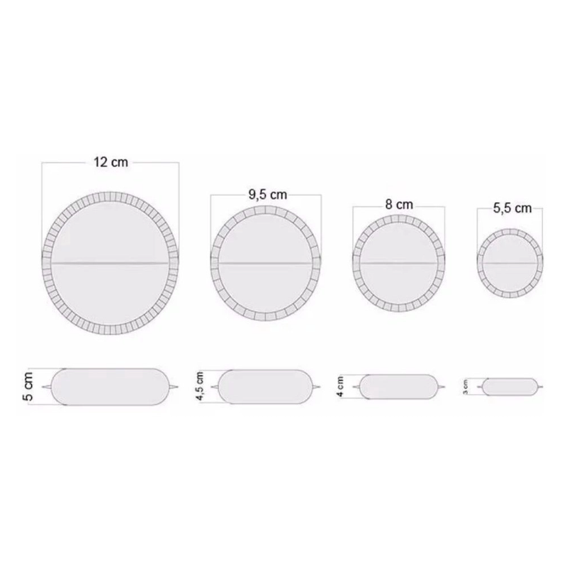 Forma para Pastel 4Pçs