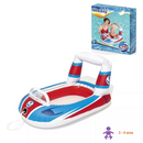 Boia Inflável Formato Barco 104x99cm - BST-032 Colorida