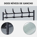 Rack Arara Cabideiro c/ Sapateira e 4 Prateleiras