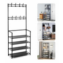 Rack Arara Cabideiro c/ Sapateira e 4 Prateleiras