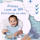Jogo Alimentação Bebê 8 Peças Silicone Premium - BBL-54