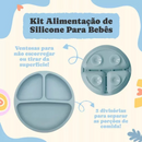 Jogo Alimentação Bebê 8 Peças Silicone Premium - BBL-54
