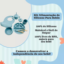 Jogo Alimentação Bebê 8 Peças Silicone Premium - BBL-54
