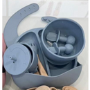 Jogo Alimentação Bebê 8 Peças Silicone Premium - BBL-54