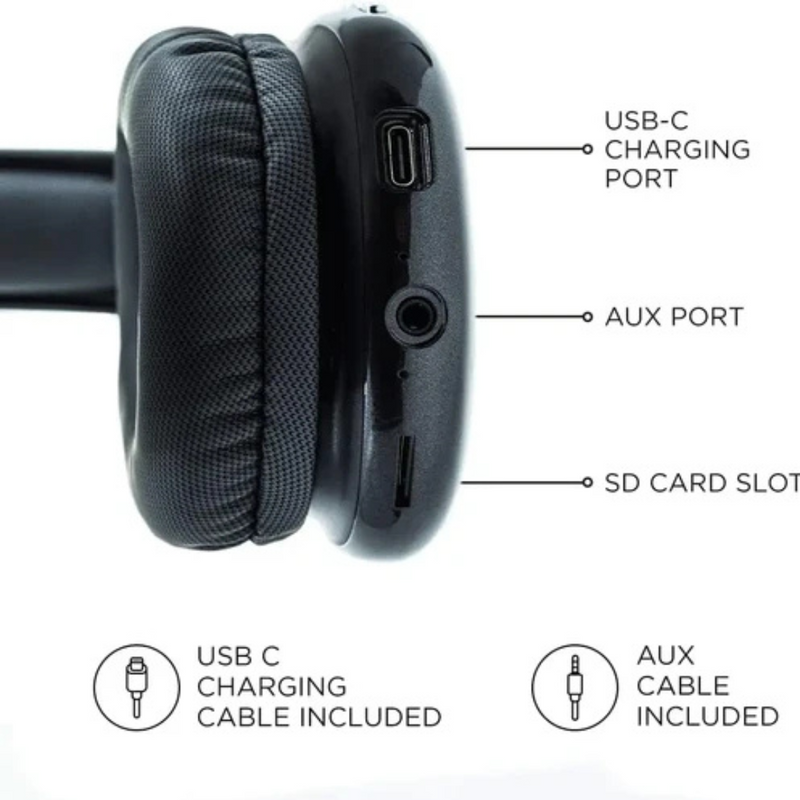 Fone Bluetooth P9 Air Preto - Wireless Sem Fio