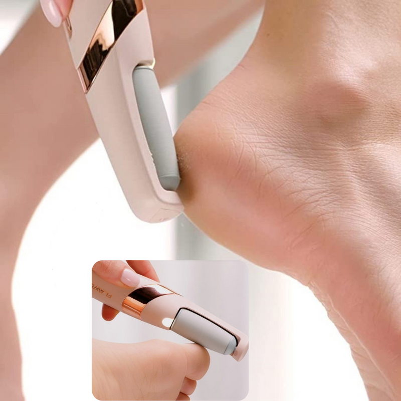 Lixa de Pé Elétrica Recarregável À Prova Dágua