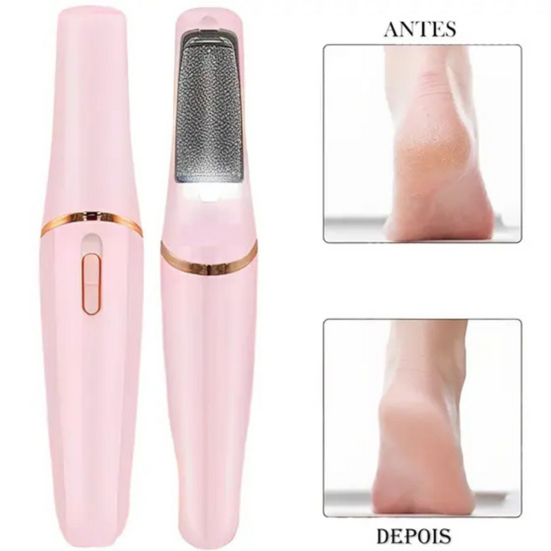 Lixa de Pé Elétrica Recarregável Bivolt à Prova D'Água