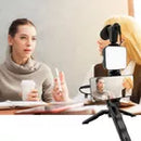 Suporte Tripé com LED e Bastão Selfie - Kit Gravação BM-244