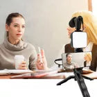 Suporte Tripé com LED e Bastão Selfie - Kit Gravação BM-244