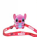 Bolsa Infantil Rosa de Silicone com Alça - Corpo Inteiro