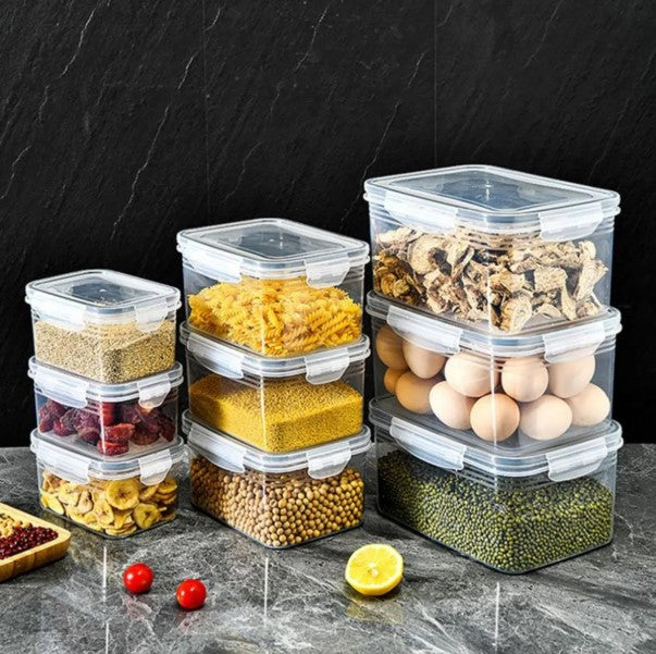Kit 3 Potes Herméticos p/ Alimentos com Tampa BM-F1040