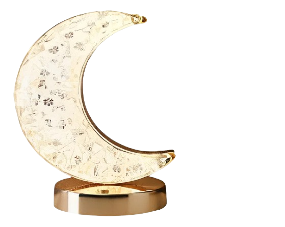 Luminária Abajur Cristal LED Touch Recarregável USB Bivolt