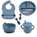 Jogo Alimentação Bebê 8 Peças Silicone Premium - BBL-54