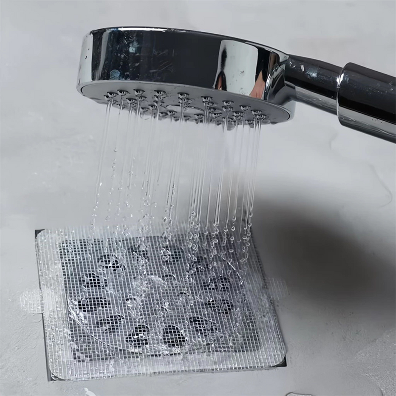 Telas Adesivas para Ralo – 10 Unidades Descartáveis