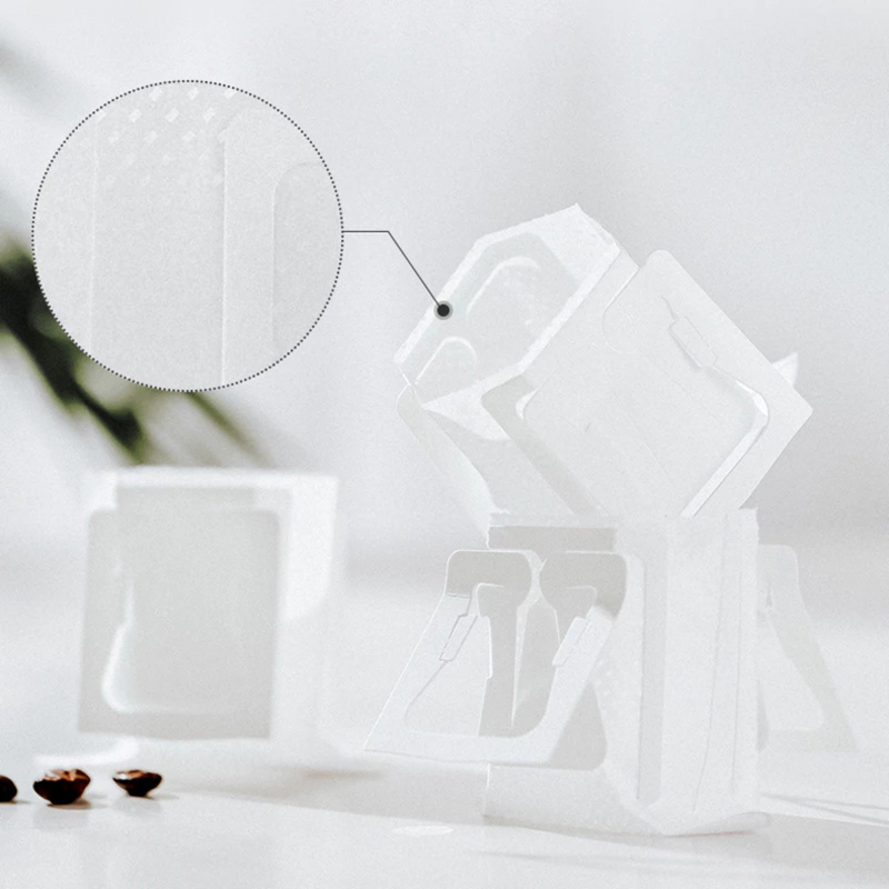 50 Filtros de Café Portáteis com Alça – Drip Coffee