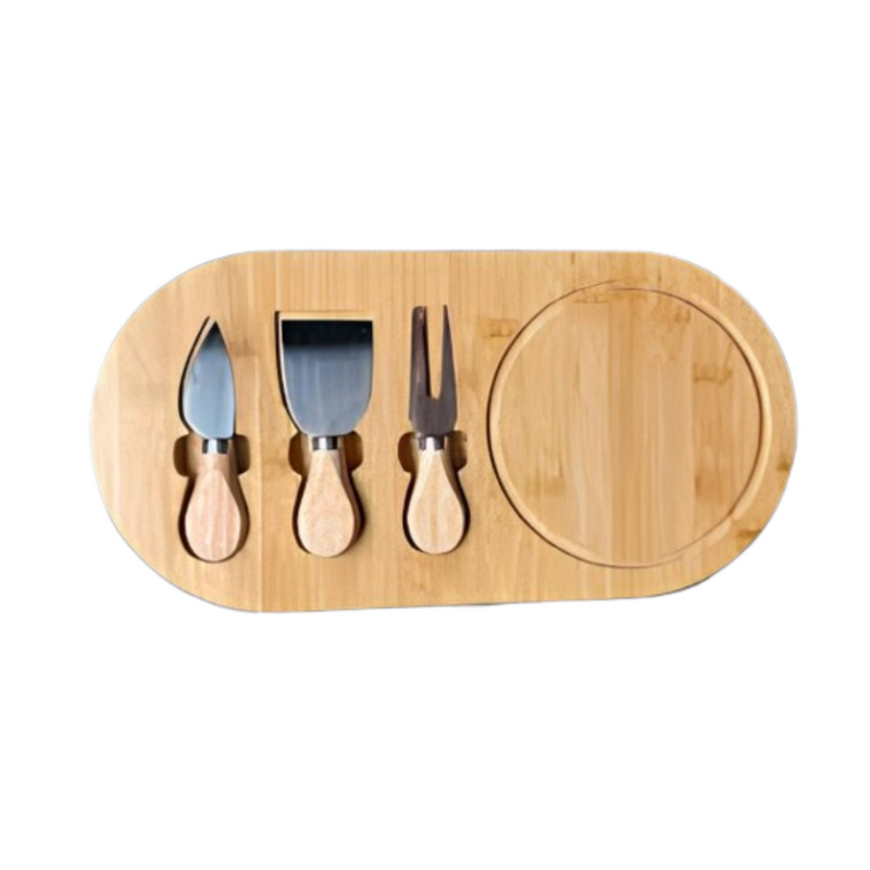 Kit Tábua de Frios + Espátulas e Abridor de Vinho Elétrico