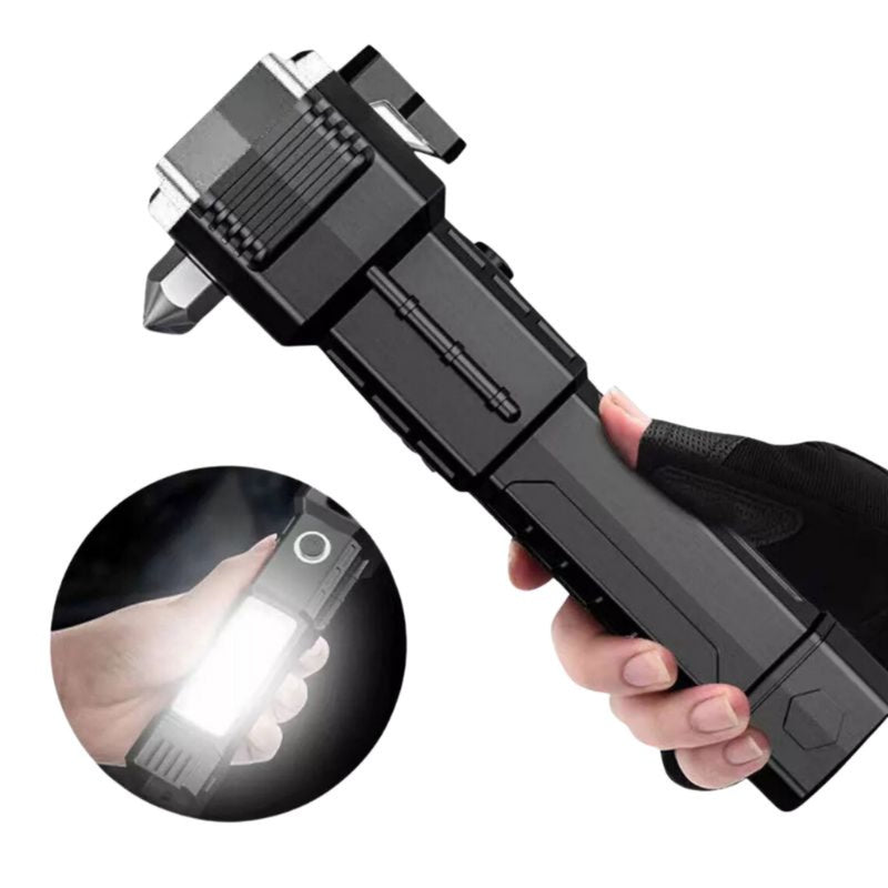 Lanterna LED Martelo Recarregável de Emergência Multiuso - BBL-2023