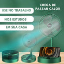 Mini Ventilador Dobrável com Apoio para Celular Bivolt