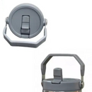 Garrafa Flip Straw 900ml Cinza c/ Alça e Canudo - Personaliz